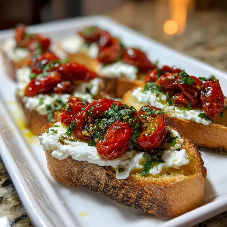 Caprese Bruschetta Recipe – Easy, Fresh, and Delicious Italian Appetizer