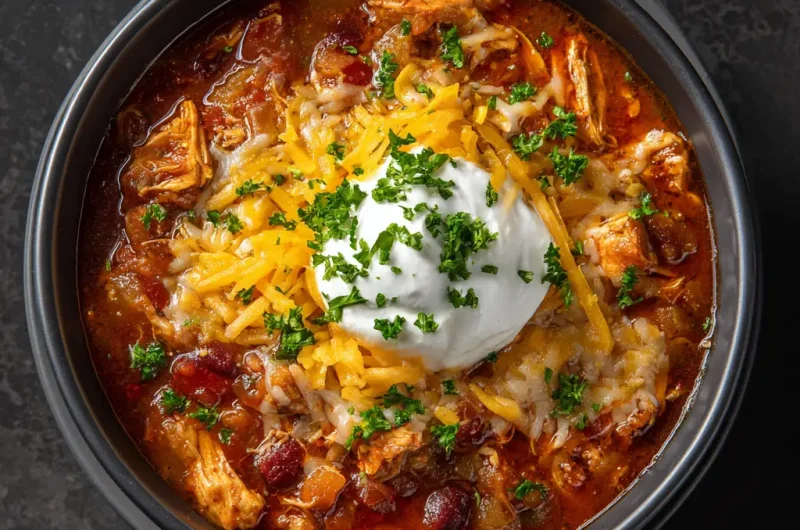Chicken Chili Recipe | Easy, Hearty, and Healthy One-Pot Meal