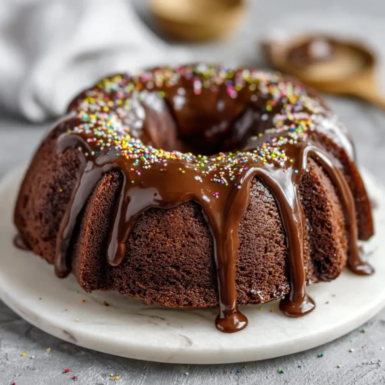 Chocolate Bundt Cake with Cake Mix Boxes | Easy Moist Dessert Recipe