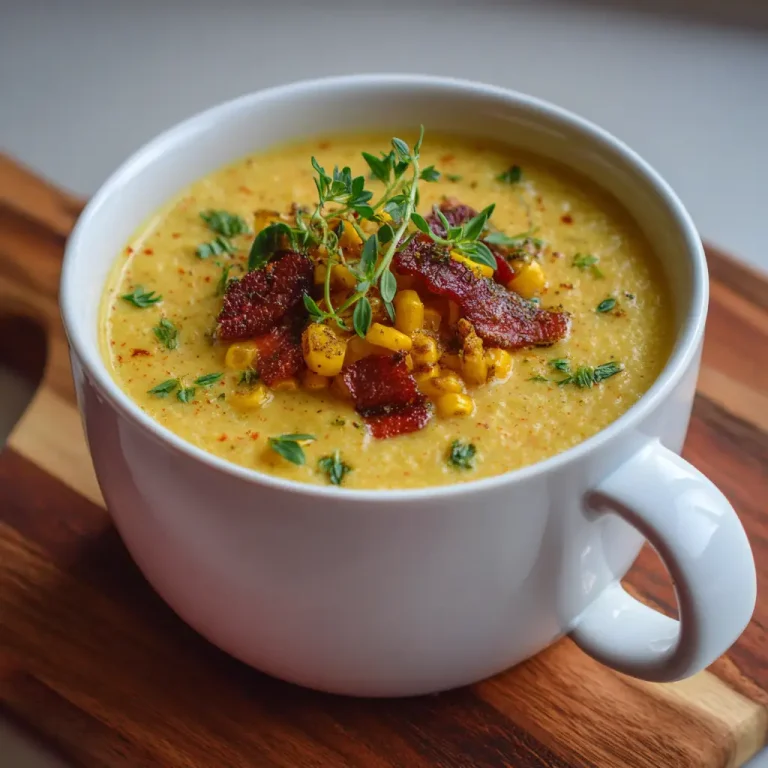 Corn Soup Recipe | Creamy Homemade Corn Soup with Simple Ingredients