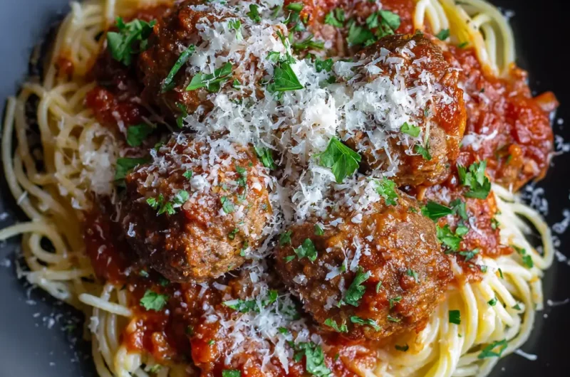 Crockpot Spaghetti and Meatballs – Easy Slow Cooker Comfort Food Recipe
