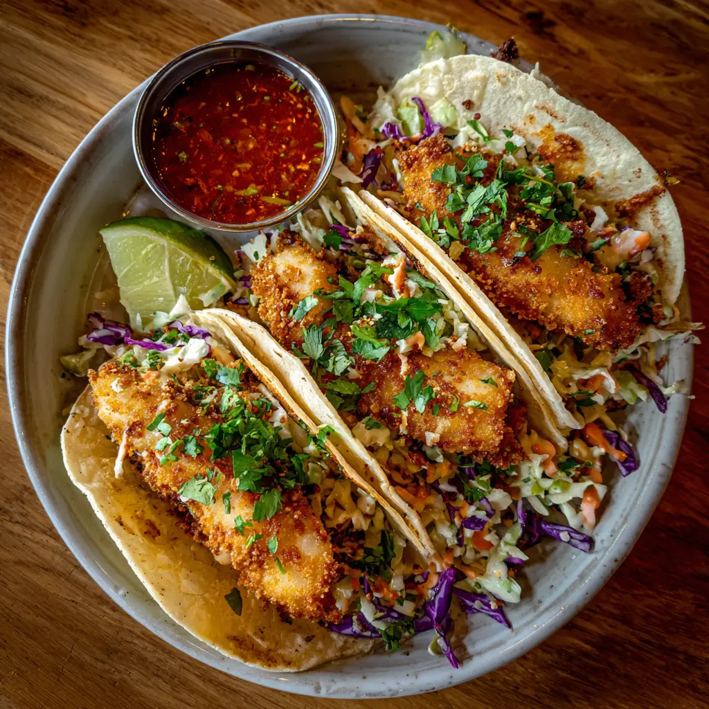 Fried Fish Tacos 