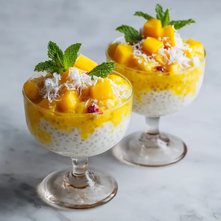Mango Sago Recipe: Creamy, Refreshing, and Easy Homemade Dessert
