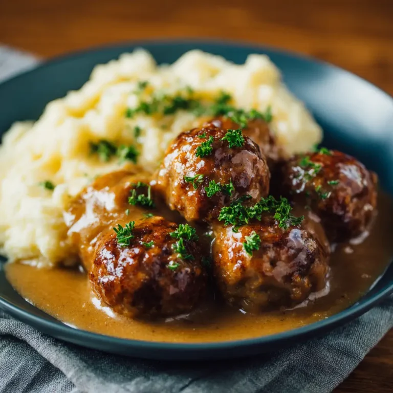 Meatballs and Gravy Recipe – Easy Homemade Comfort Food for Every Dinner Table