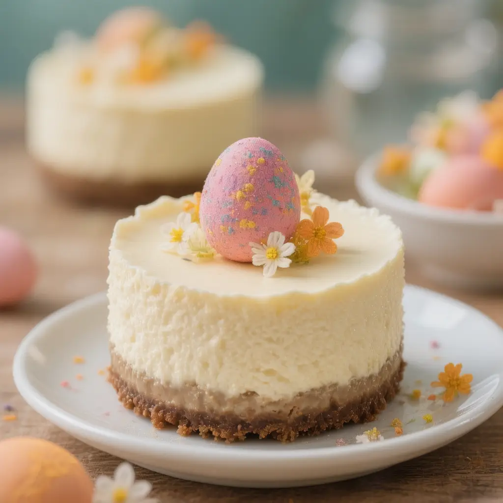 Mini Easter Egg Cheesecake