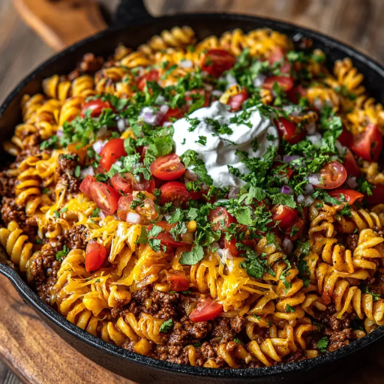 One Pot Taco Pasta Recipe | Easy, Quick, and Delicious Dinner Idea
