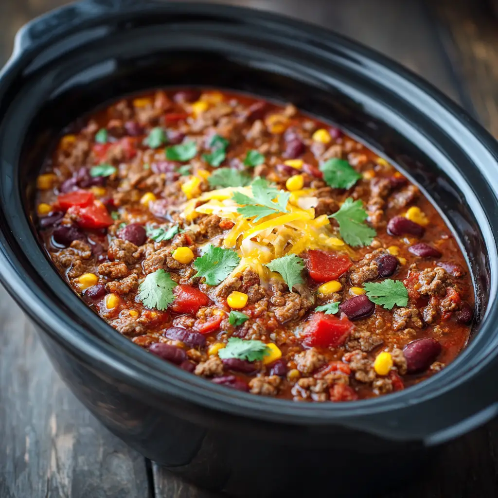 Slow Cooker Chili Recipe