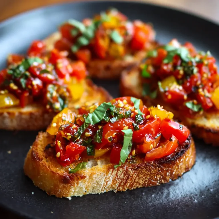 Easy Bruschetta Recipe | Quick and Delicious Italian Appetizer
