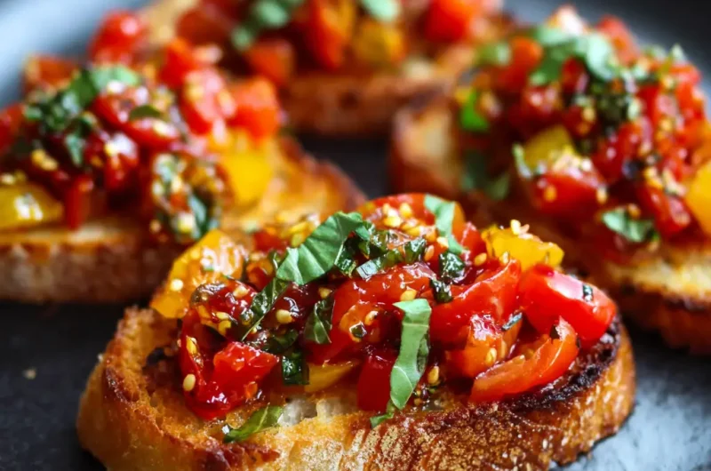 Easy Bruschetta Recipe | Quick and Delicious Italian Appetizer