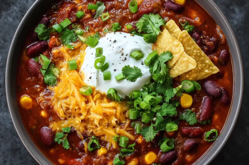 Vegetarian Chili Recipe – Hearty, Healthy, and Easy to Make