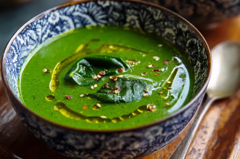 Spinach Soup Recipe | Healthy, Creamy, and Delicious Homemade Soup