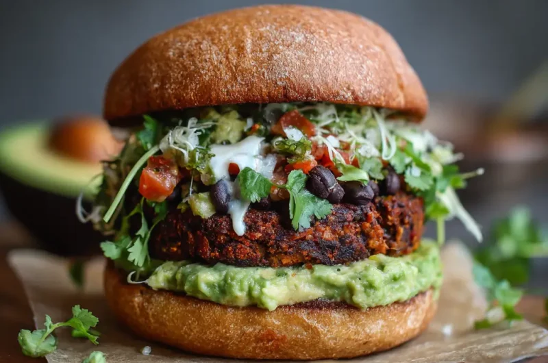 Black Bean Burger Recipe | Easy, Healthy, and Delicious Plant-Based Burger