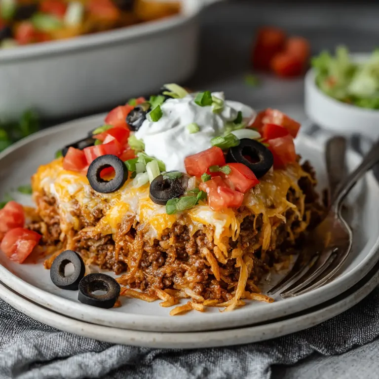 Walking Taco Casserole Recipe – Easy, Cheesy, and Perfect for Family Dinners