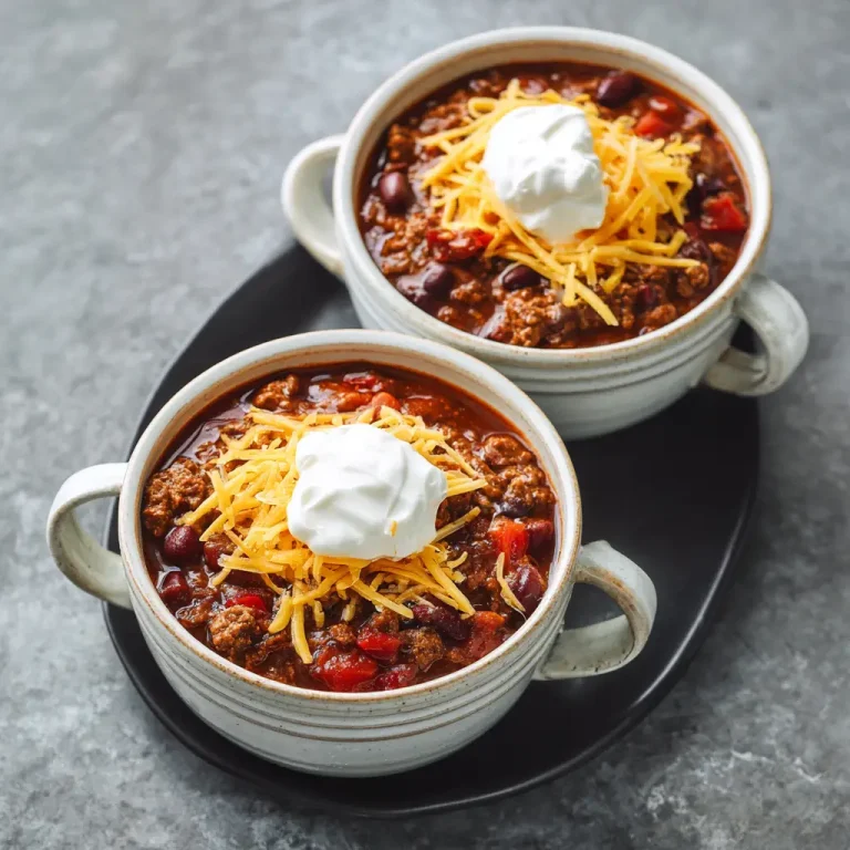 Slow Cooker Chili Recipe | Easy, Hearty, and Flavorful Comfort Food