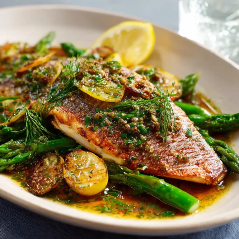 Snapper Fish Recipe – Easy Pan-Seared Snapper with Lemon, Garlic and Fresh Herbs