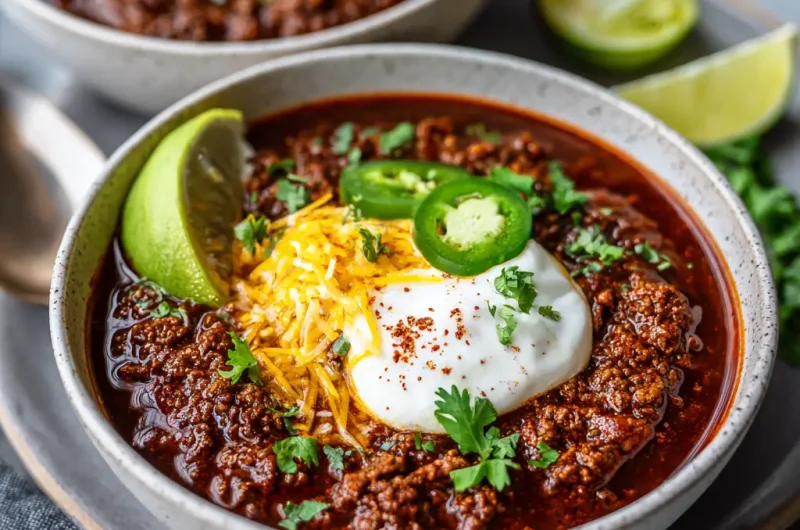 Keto Chili Recipe | Low Carb, Hearty, and Flavor Packed Comfort Meal