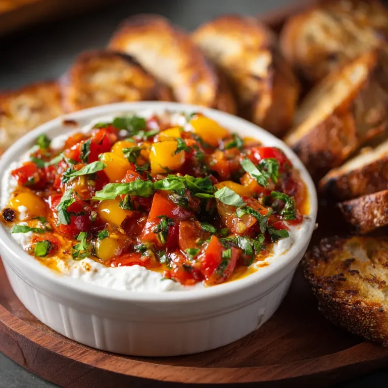Bruschetta Dip Recipe: Easy, Creamy, and Delicious Homemade Appetizer