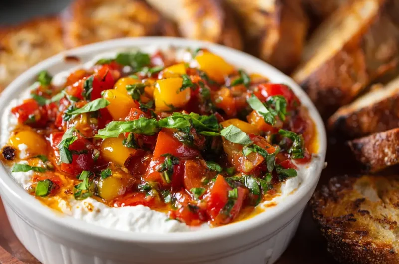 Bruschetta Dip Recipe: Easy, Creamy, and Delicious Homemade Appetizer
