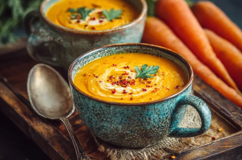 Carrot Soup Recipe – Easy, Creamy, and Healthy Homemade Comfort Food
