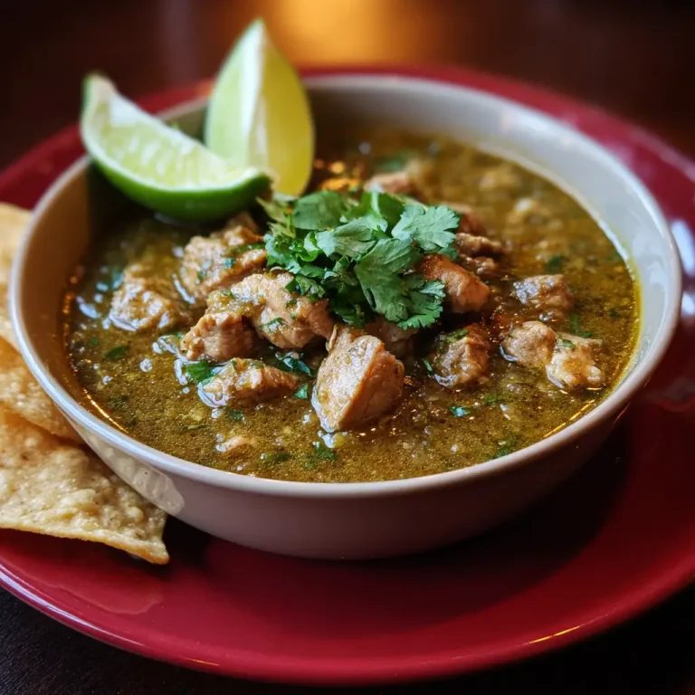 Pork Chili Verde Recipe – Authentic, Flavorful, and Easy to Make at Home
