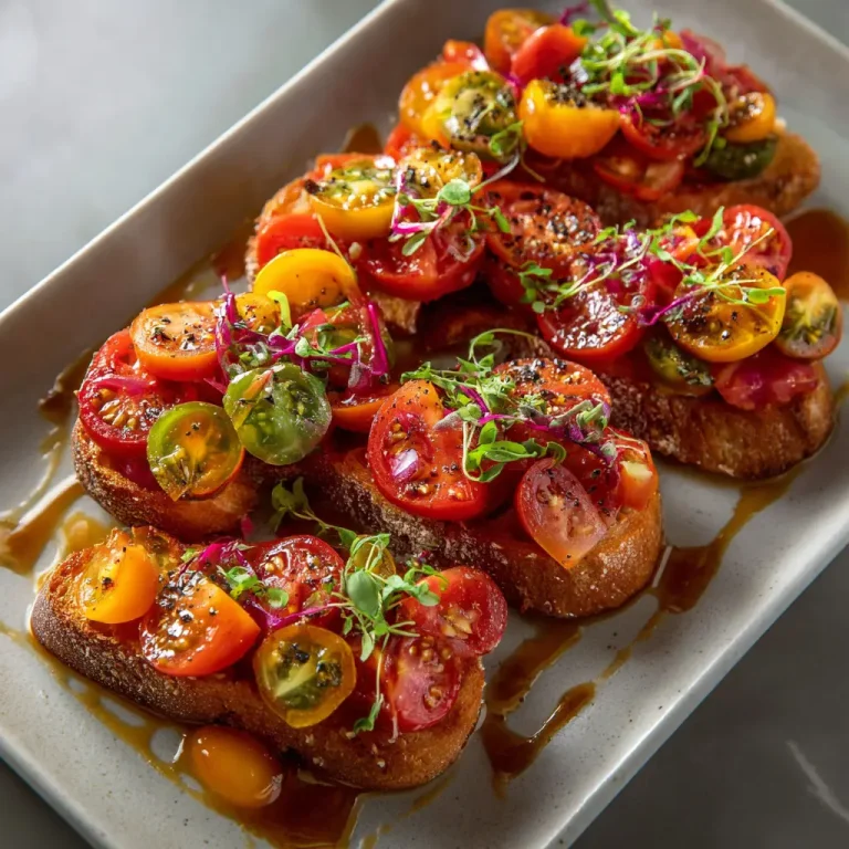 Tomato Bruschetta Recipe: Easy, Fresh, and Flavorful Italian Appetizer