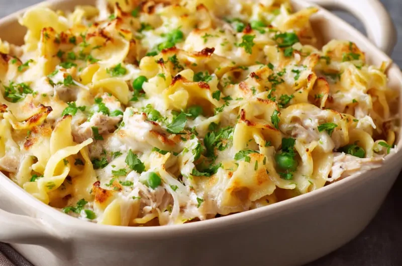 Tuna Noodle Casserole Recipe – Easy, Creamy, and Classic Comfort Food