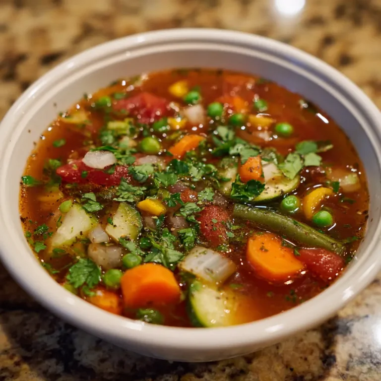 Vegetable Soup Recipe | Easy Homemade Soup Packed with Fresh Flavor and Nutrition