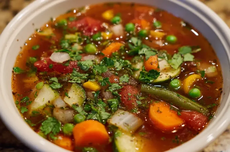 Vegetable Soup Recipe | Easy Homemade Soup Packed with Fresh Flavor and Nutrition