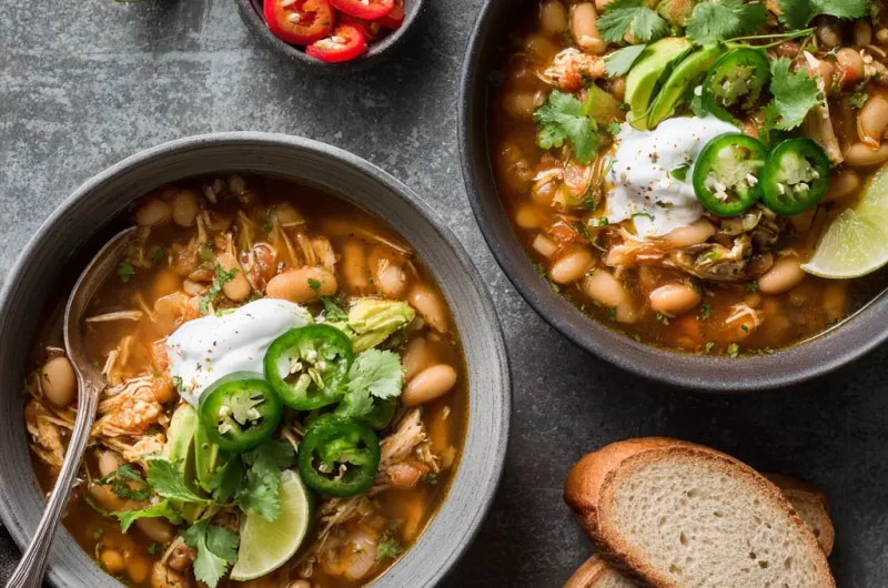 White Bean Chicken Chili Recipe – Easy, Healthy, and Full of Flavor