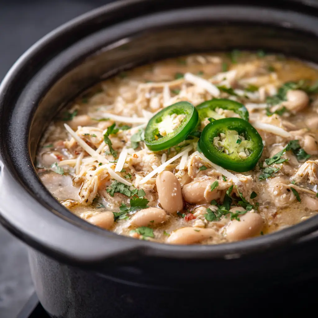 White Chicken Chili Slow Cooker