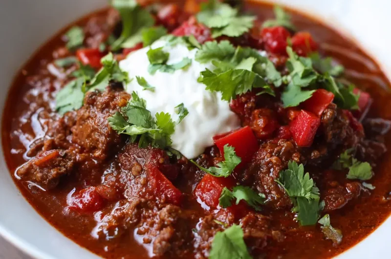 Beef Chili Recipe: Easy, Hearty, and Flavorful Homemade Chili