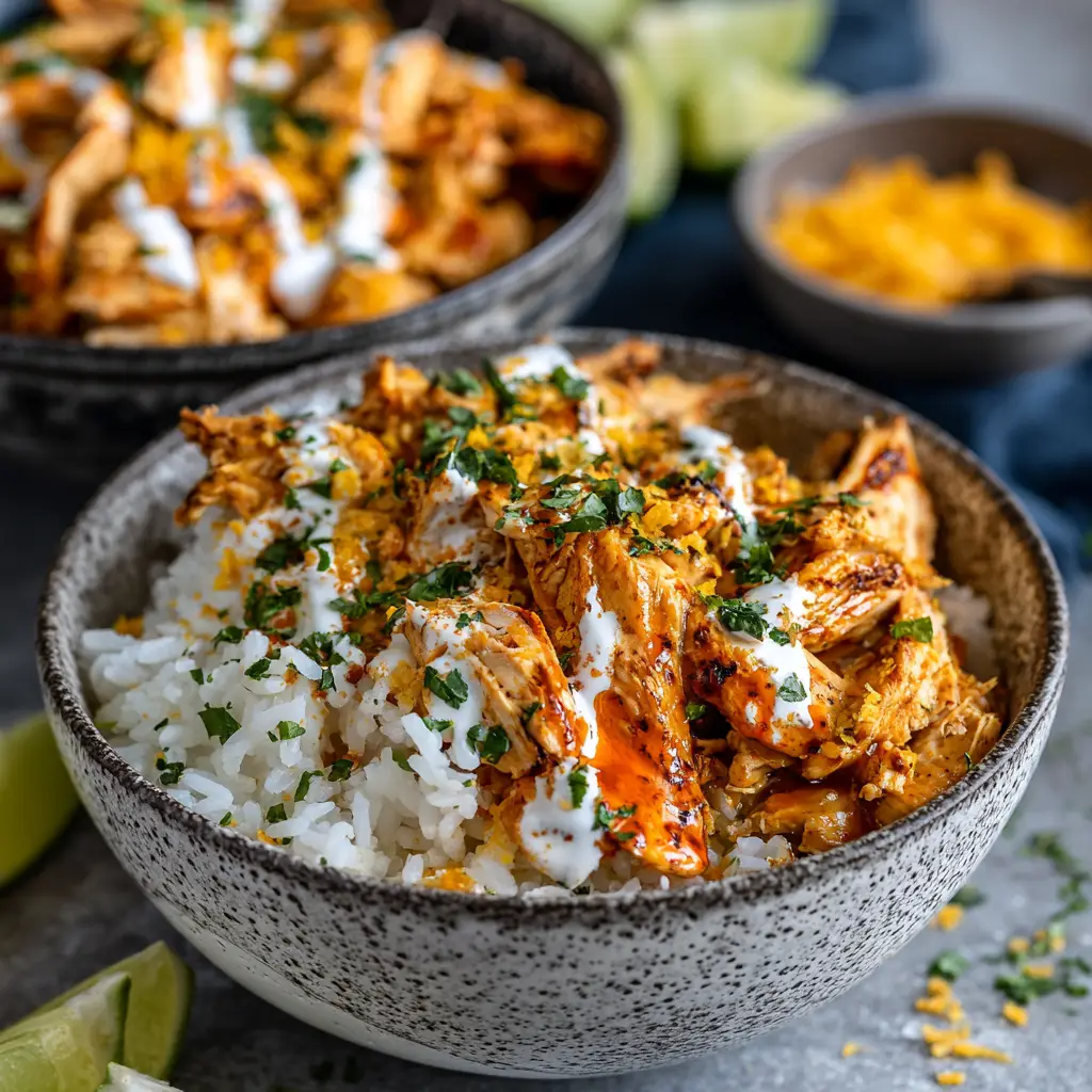 Buffalo chicken bowls
