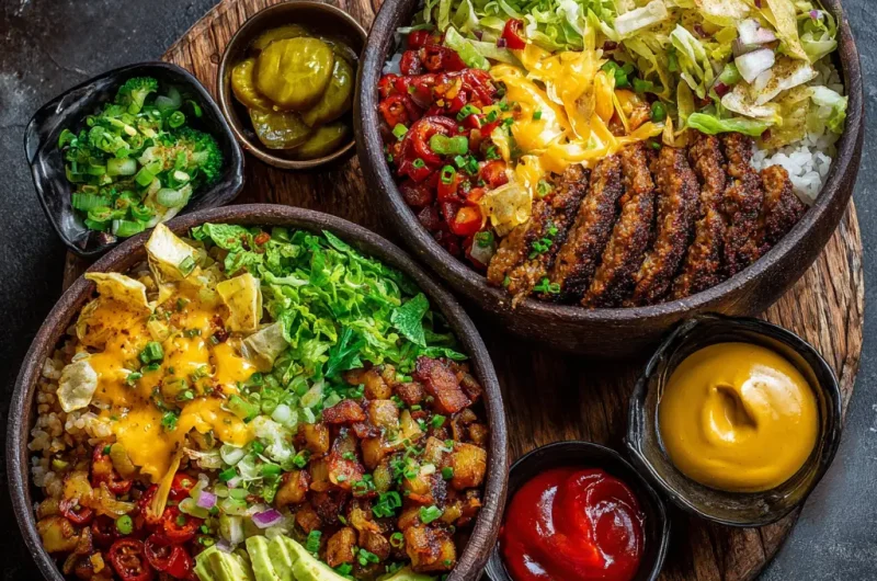 Burger Bowls Recipe: Easy, Healthy, and Delicious Homemade Bowls