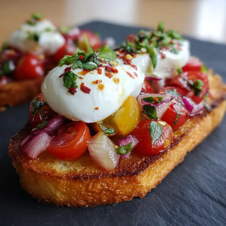 Burrata Bruschetta Recipe: Creamy, Fresh, and Easy Italian Appetizer