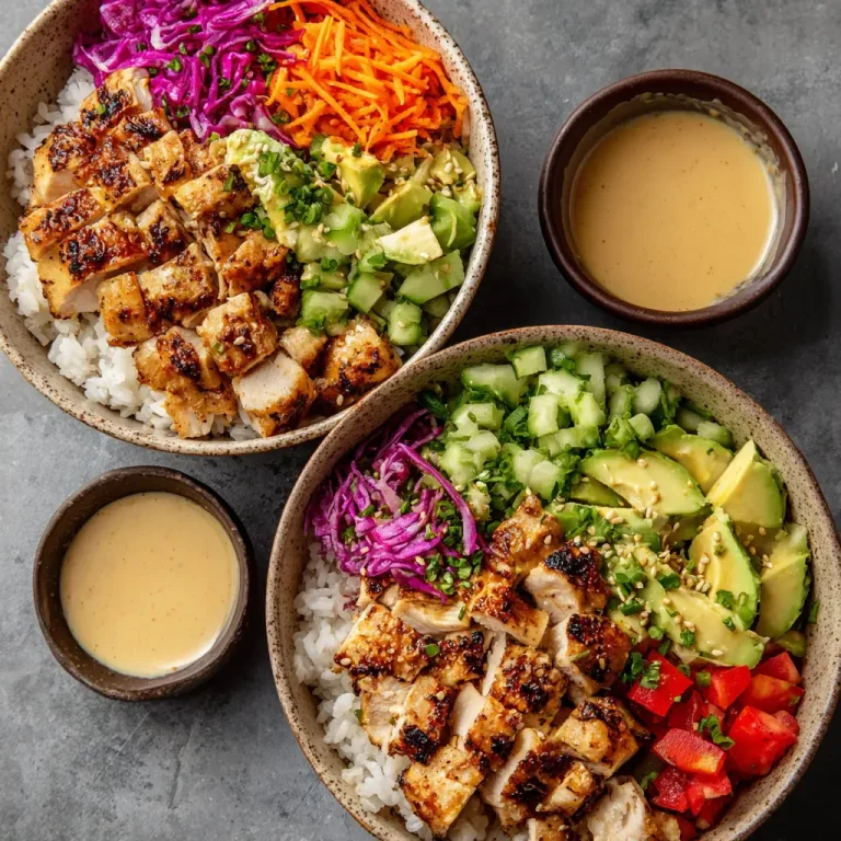 Chicken Rice Bowls Recipe | Easy, Healthy, and Flavorful Meal