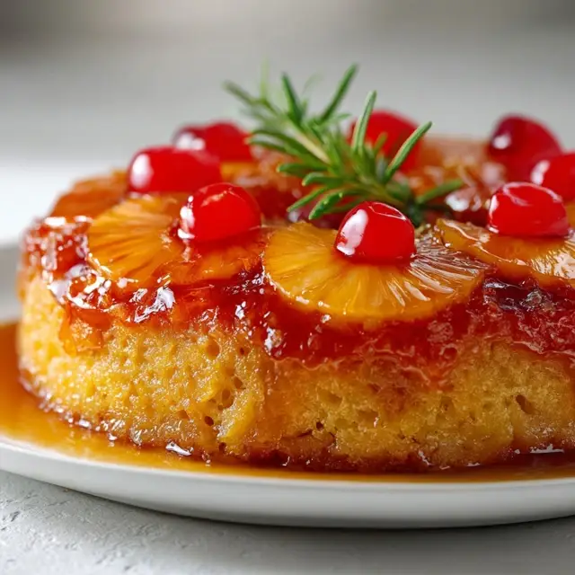 Crushed Pineapple Upside Down Cake