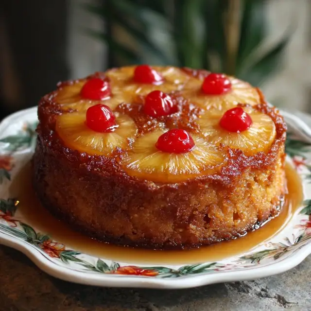 Crushed Pineapple Upside Down Cake