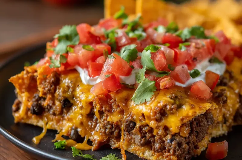 Doritos Casserole with Ground Beef Recipe | Easy and Cheesy Weeknight Dinner