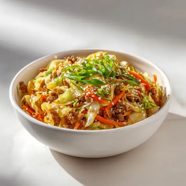 Easy Egg Roll in a Bowl Recipe Loaded with Flavor and Ready in Minutes