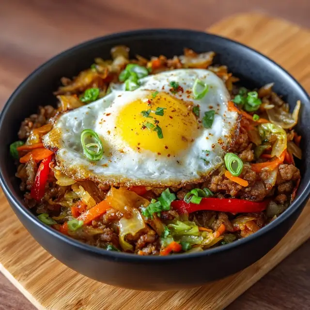 Easy Egg Roll in a Bowl