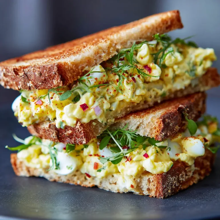 Egg Salad Sandwich Recipe | Easy, Creamy, and Delicious Homemade Egg Salad