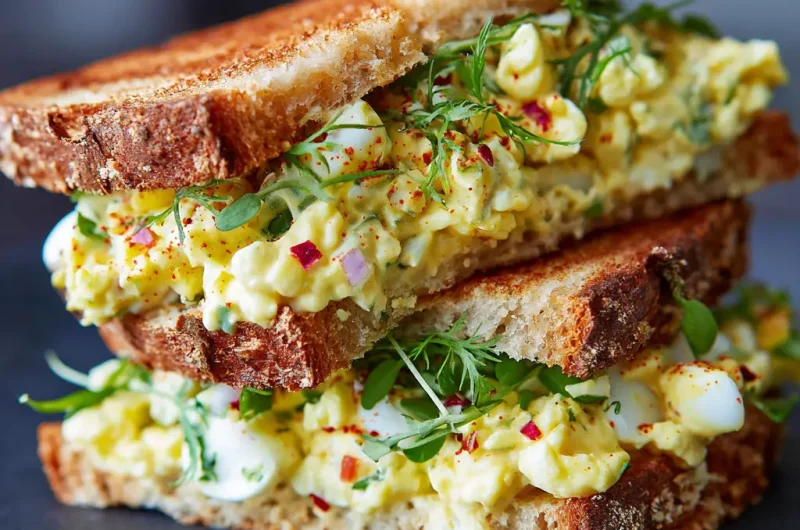 Egg Salad Sandwich Recipe | Easy, Creamy, and Delicious Homemade Egg Salad