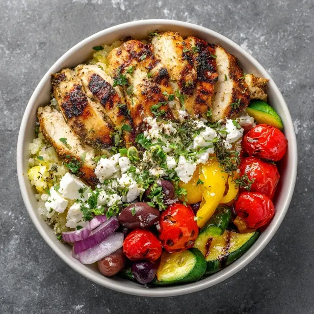 Greek Chicken Bowls