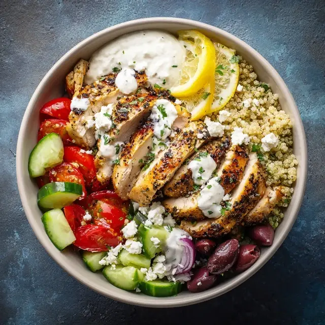 Greek Chicken Bowls