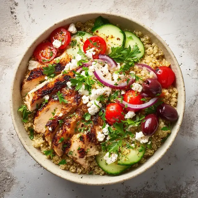 Greek Chicken Bowls: A Flavorful Mediterranean Delight