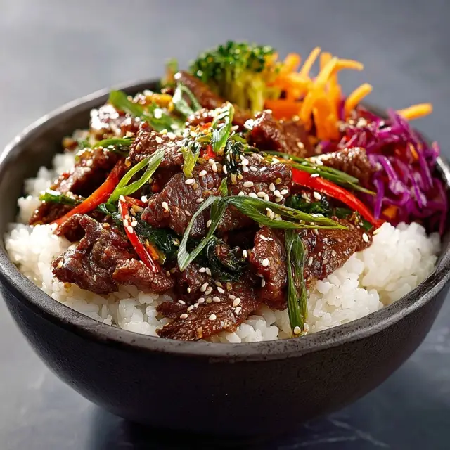 Korean Beef Bowl 