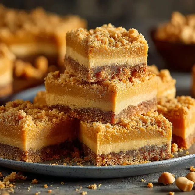 Homemade Lunch Lady Peanut Butter Bars Recipe Easy and Chewy