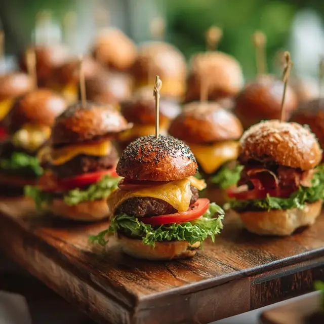 Mini Burger Appetizer