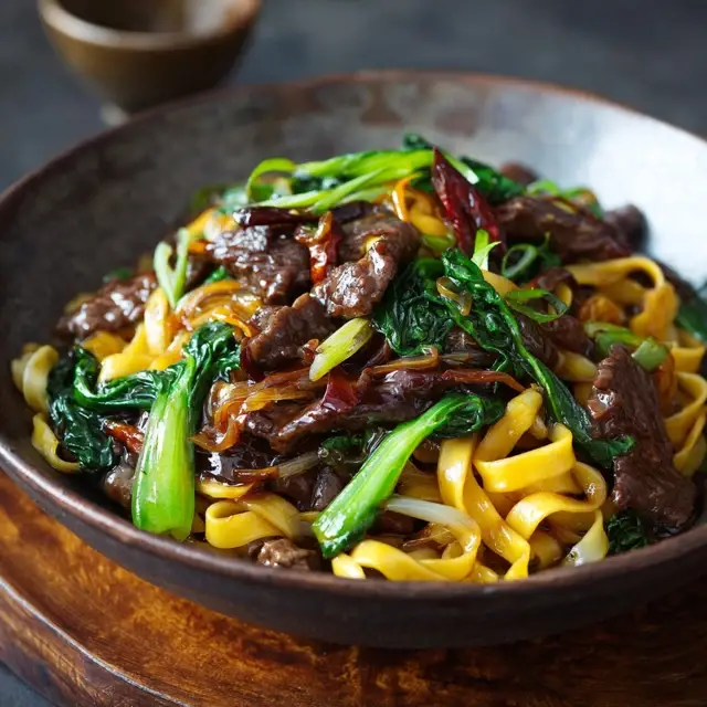 Mongolian Beef Noodles