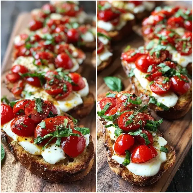 Mozzarella Bruschetta